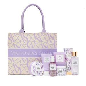 VICTORIA'S SECRET The Balance Ritual Kit lavender gift sets Pink NWT Valentines
